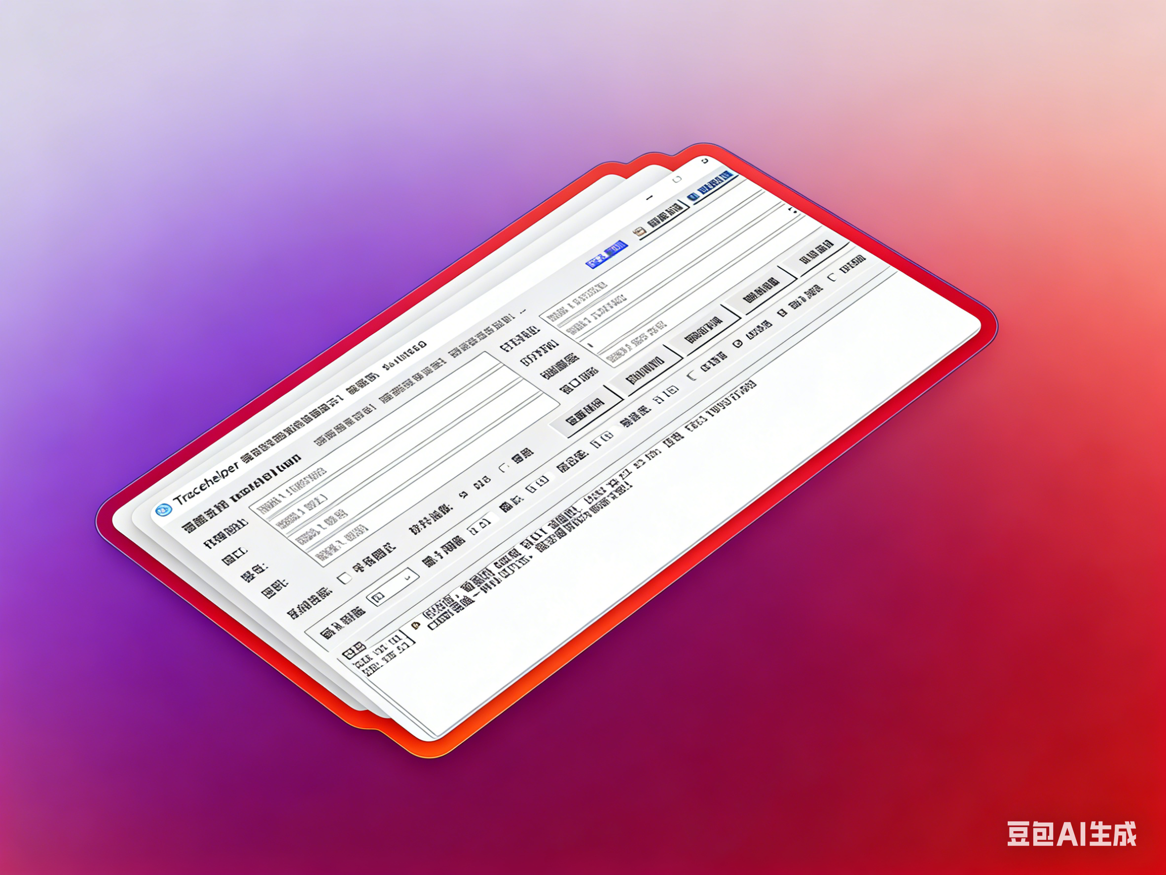 TraceHelper 软件运行界面截图